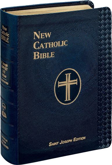 ST. JOSEPH NEW CATHOLIC BIBLE - NAVY COMPACT SIZE