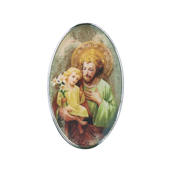 ST. JOSEPH FULL COLOR VISOR CLIP