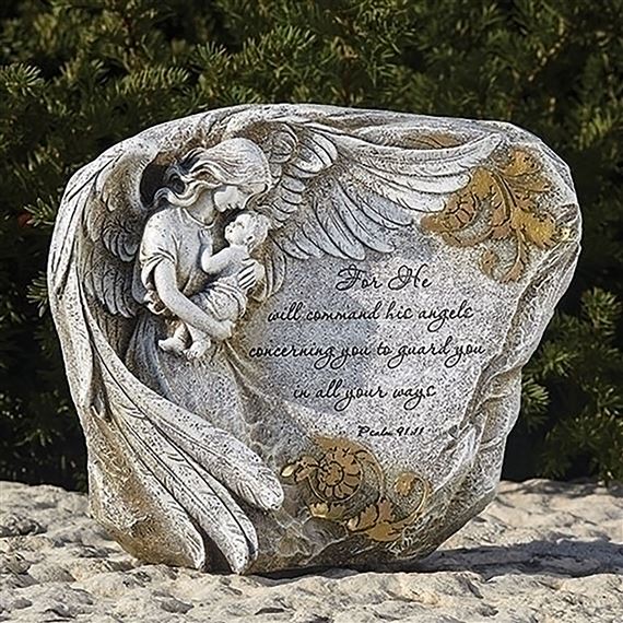 GUARDIAN ANGEL GARDEN STONE