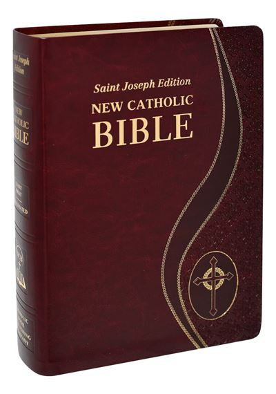 ST. JOSEPH EDITION NEW CATHOLIC BIBLE - BURGUNDY (GIANT TYPE)