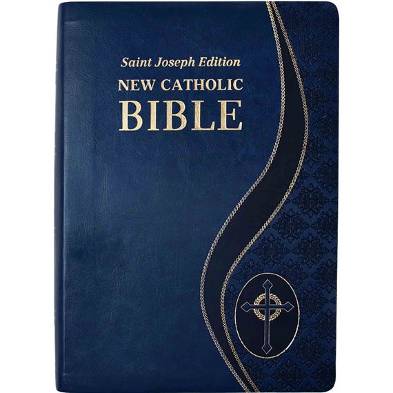 ST. JOSEPH EDITION NEW CATHOLIC BIBLE - BLUE (GIANT TYPE)