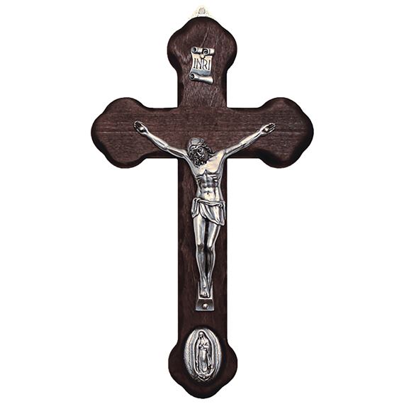 OUR LADY OF GUADALUPE WALL CRUCIFIX