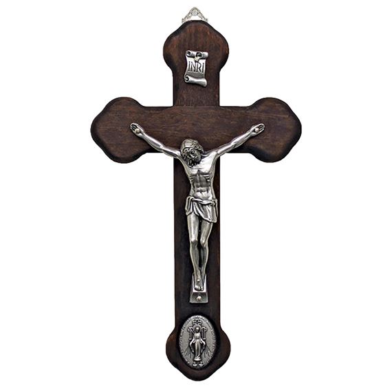 MIRACULOUS MEDAL WALL CRUCIFIX