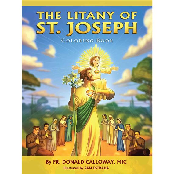 THE LITANY OF ST. JOSEPH COLORING BOOK
