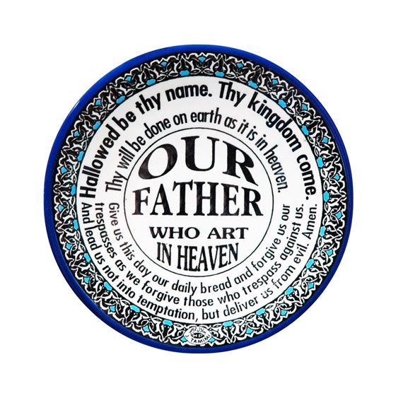 THE OUR FATHER - DECORATIVE CERAMIC PLATE