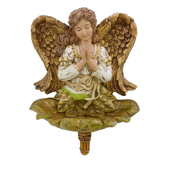 GUARDIAN ANGEL HOLY WATER FONT - 11"