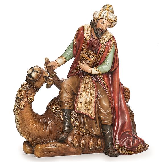 MELCHIOR - WISE MAN ON CAMEL FOR 19" NATIVITY SET