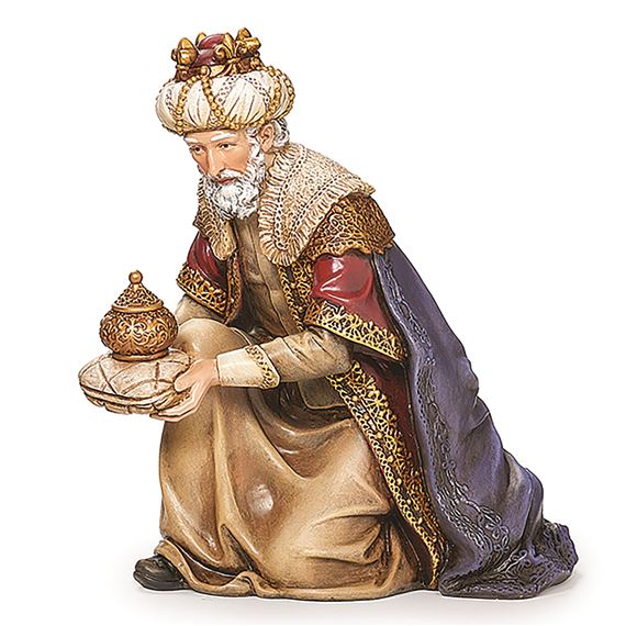 CASPAR - KNEELING WISE MAN FOR 19" NATIVITY SET