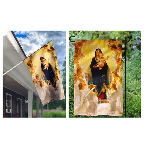 QUEEN OF THE ANGELS FLAG SET