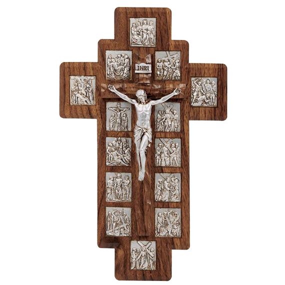STATIONS OF THE CROSS CRUCIFIX - 14"