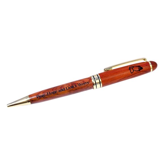 ROSEWOOD PEN - PRAY, HOPE AND DON'T WORRY