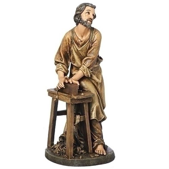 ST. JOSEPH THE WORKER STATUE - 17 3/4"