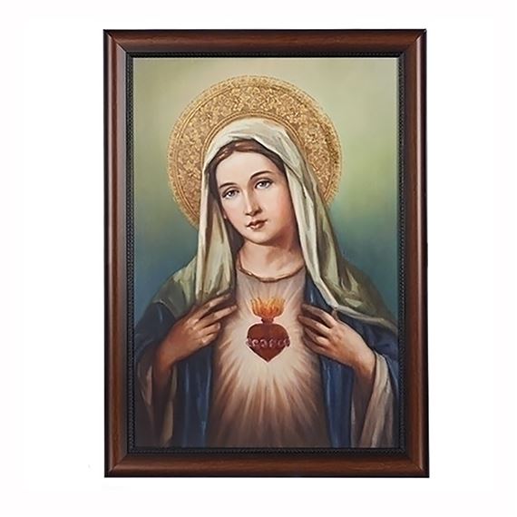 IMMACULATE HEART OF MARY FRAMED ART