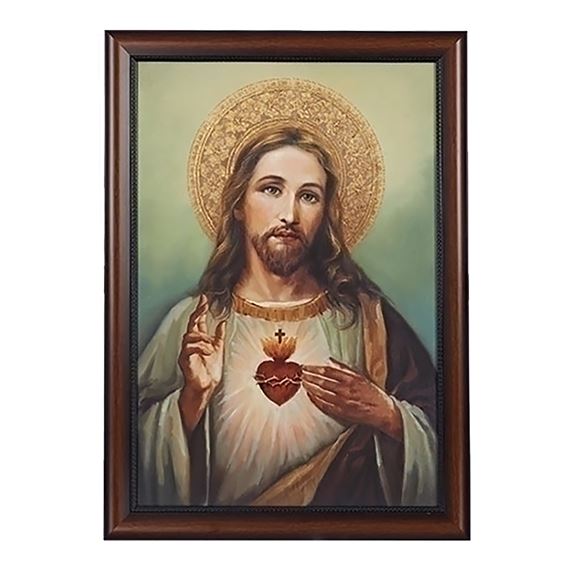 SACRED HEART OF JESUS FRAMED ART