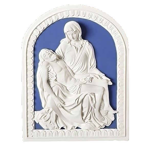 PIETA PLAQUE - DELLA ROBBIA STYLE