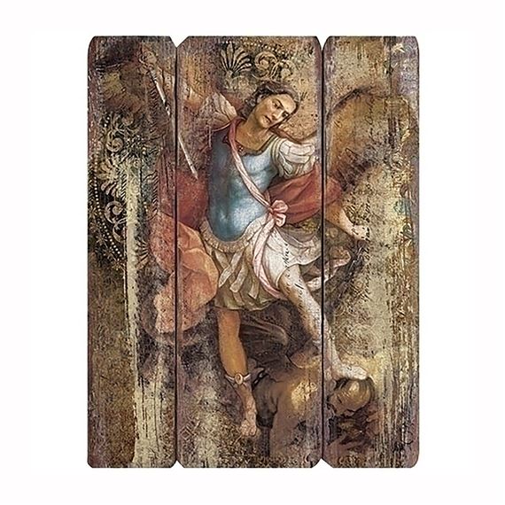 ST. MICHAEL - PANEL PLAQUE