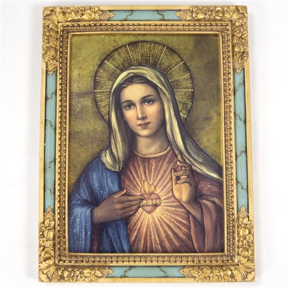 IMMACULATE HEART OF MARY - FRAMED
