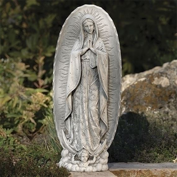 OUR LADY OF GUADALUPE GARDEN STATUE - 18 ¾”