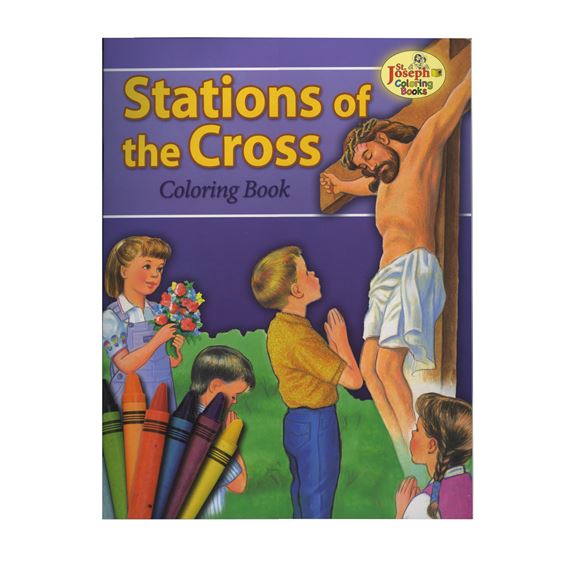 COLORING BOOK ABOUT THE STATIONS OF THE CROSS