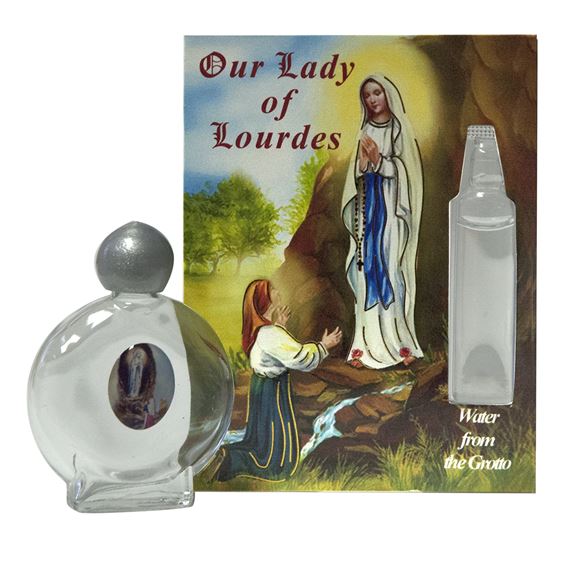 HOLY WATER BOTTLE WITH WATER FROM LOURDES