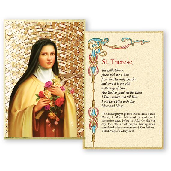ST. THERESE MOSAIC PLAQUE