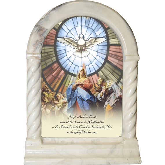 PERSONALIZED DESK SHRINE - PENTECOST