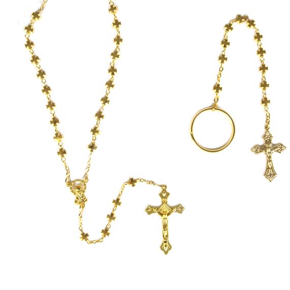 ROSARY WITH MARIAN CENTER AND SINGLE DECADE ROSARY