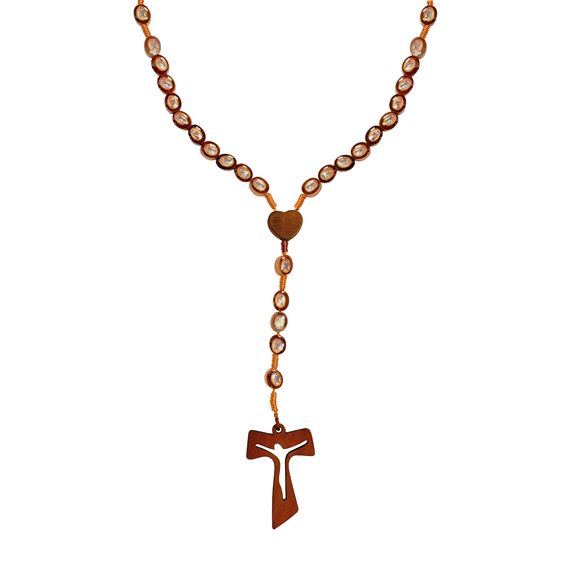 THE BOOK OF KELLS WOODEN BEAD ROSARY - 4 EVANGELISTS