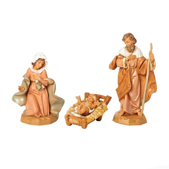 HOLY FAMILY SET 5" FONTANINI - CLASSIC STYLE