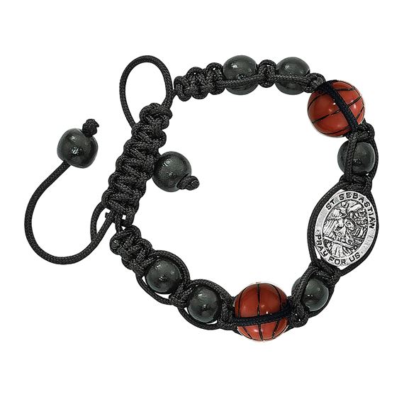 ST. SEBASTIAN SPORTS BRACELET - BASKETBALL
