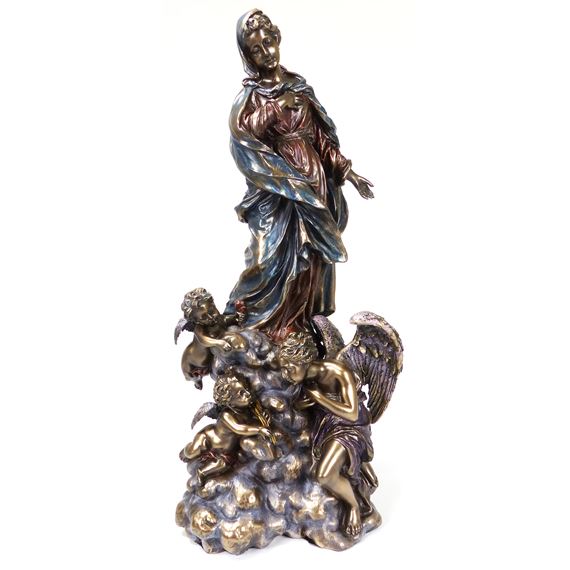 IMMACULATE CONCEPTION COLD CAST BRONZE
