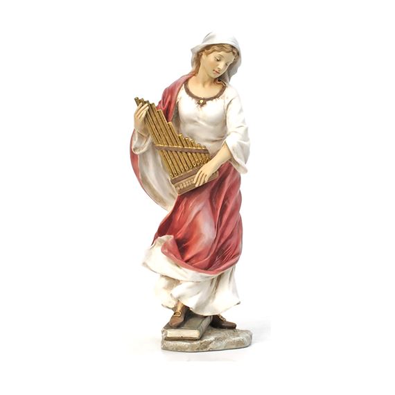 SAINT CECILIA HAND-PAINTED STATUE