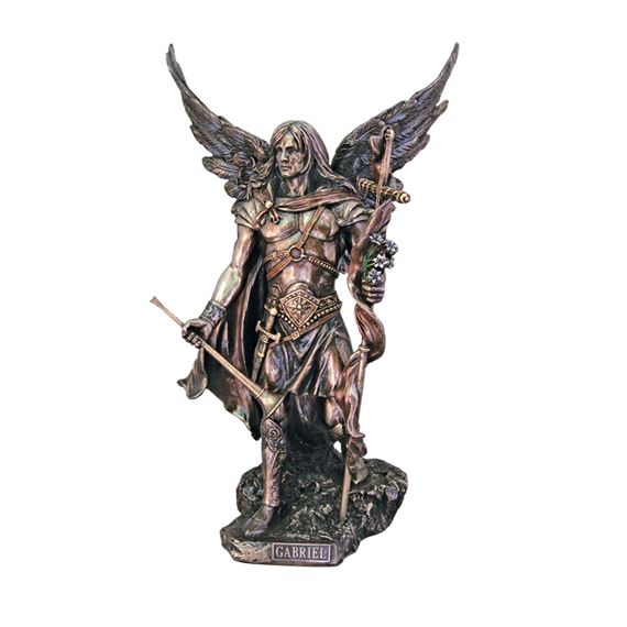 ARCHANGEL GABRIEL - BRONZED FINISH - 14"