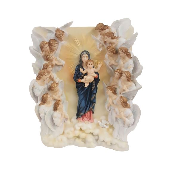 OUR LADY QUEEN OF ANGELS PLAQUE