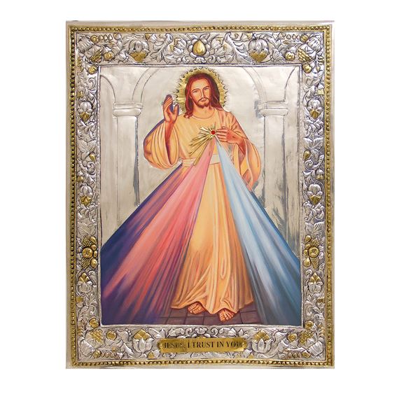 DIVINE MERCY HAND-CRAFTED ICON