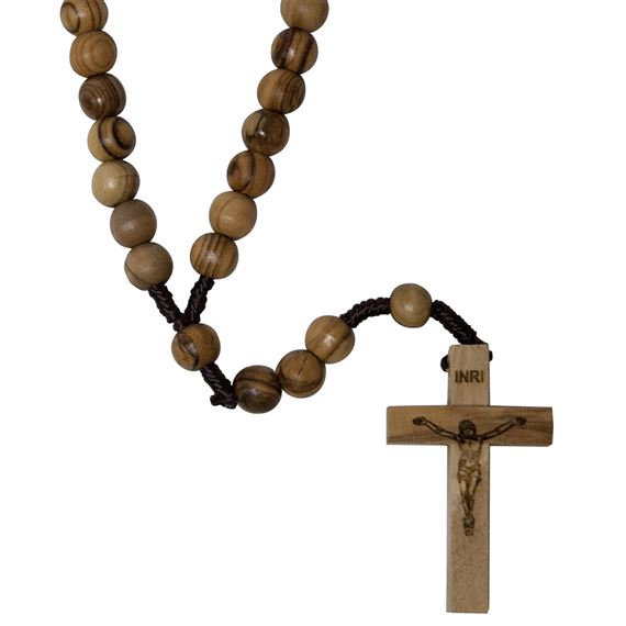 OLIVE WOOD ROSARY