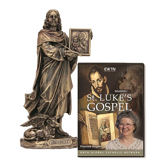 ST LUKE BRONZE STATUE & FREE DVD