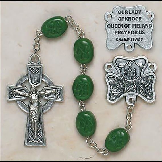 OUR LADY OF KNOCK SHAMROCK ROSARY EWTN Religious Catalogue
