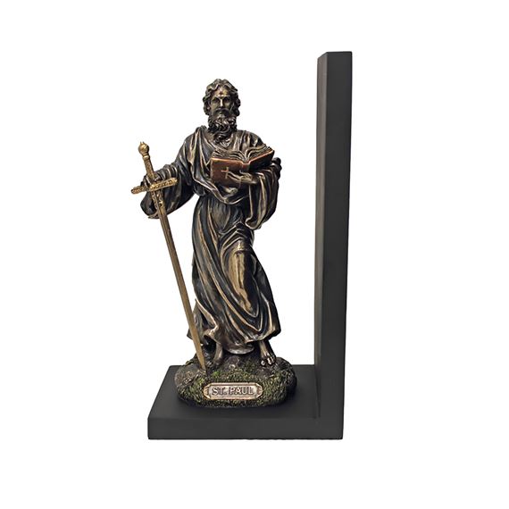 ST. PAUL LEFT-HAND BRONZE BOOKEND