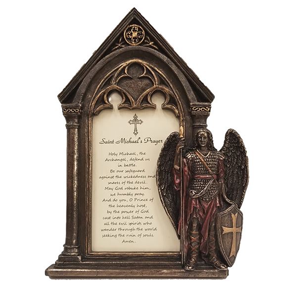 SAINT MICHAEL PRAYER PICTURE FRAME