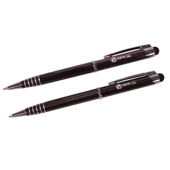 STYLUS BALLPOINT PEN AND PENCIL SET WITH EWTN LOGO