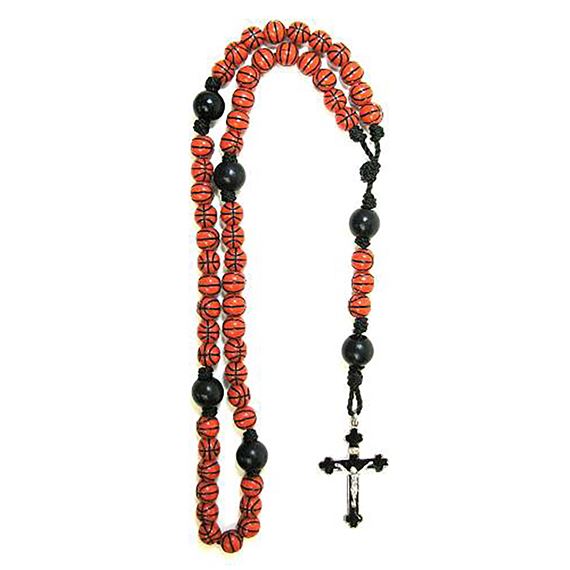 BASKETBALL SPORTS BEAD ROSARY