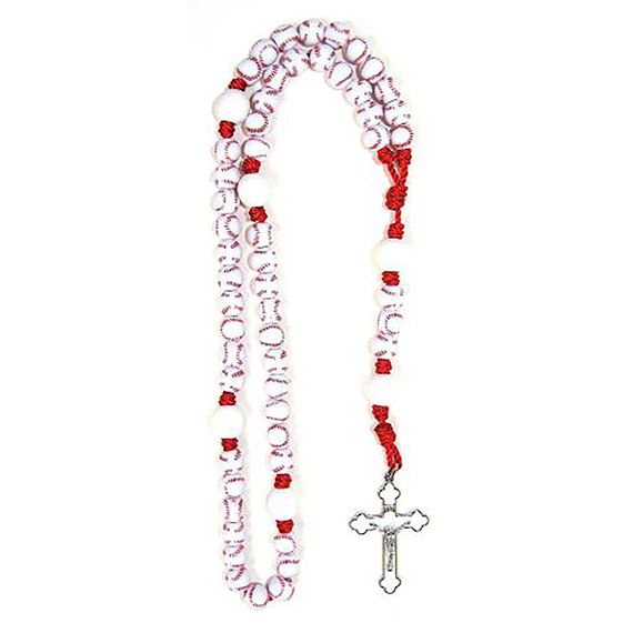 BASEBALL SPORTS BEAD ROSARY