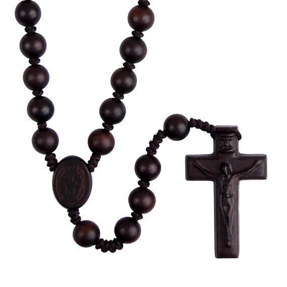 JUJUBE WOOD BEAD ROSARY EWTN Religious Catalogue
