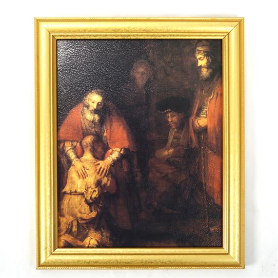 RETURN OF THE PRODIGAL SON FRAMED ARTWORK - 9 1/2" x 11 1/2"