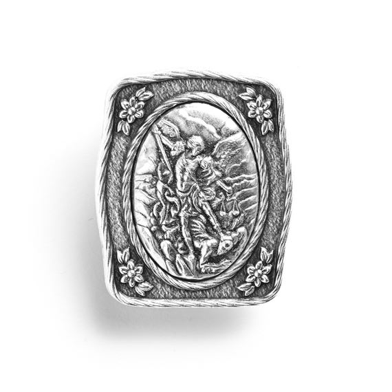 ST. MICHAEL THE ARCHANGEL VISOR CLIP