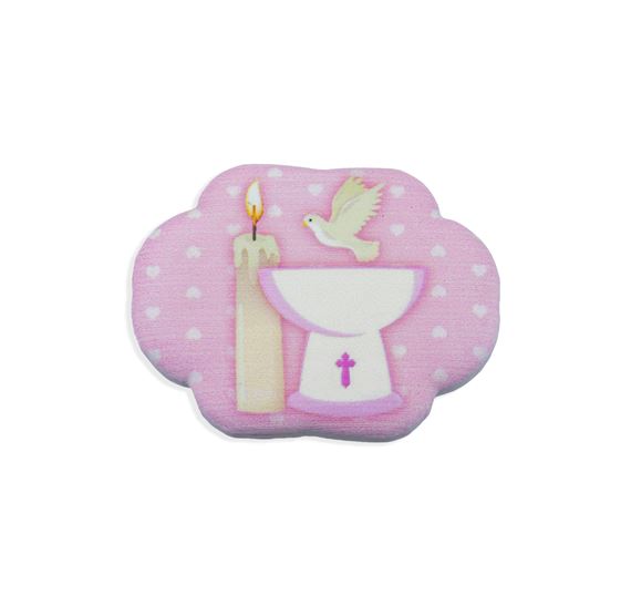 PINK BAPTISMAL MAGNET