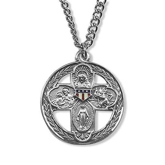 PATRIOTIC 4-WAY MEDAL
