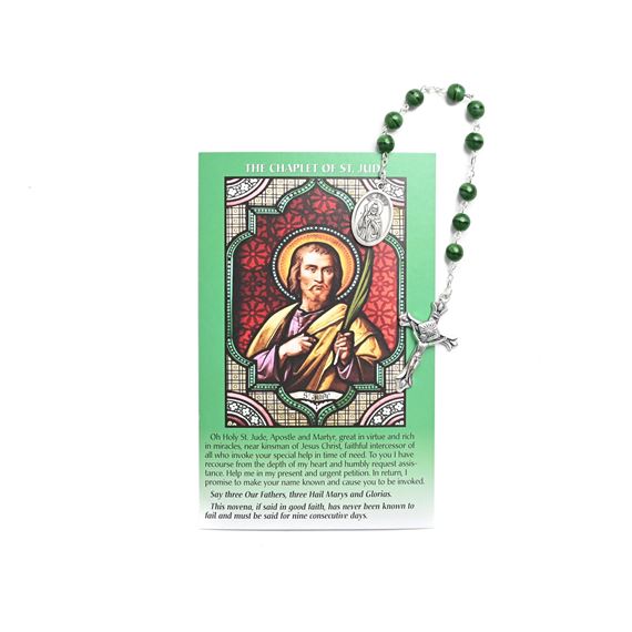 CHAPLET OF ST. JUDE WITH CARD