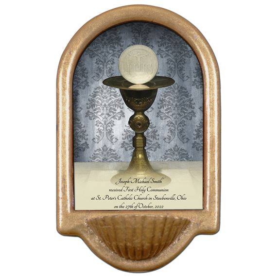 PERSONALIZED HOLY WATER FONT - CHALICE